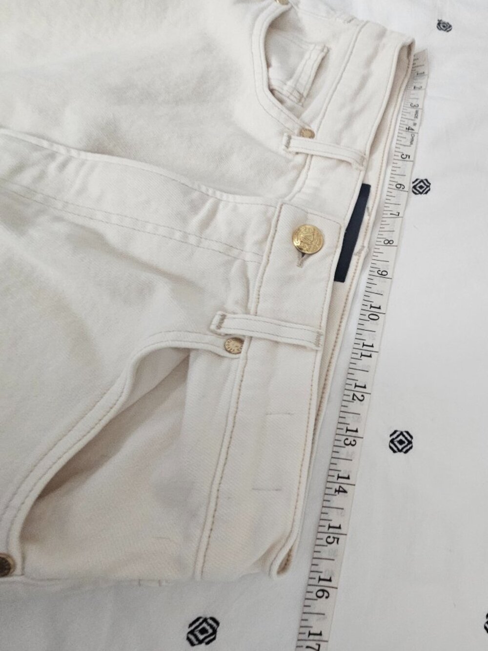 Veronica Beard Dylan High Rise Straight Leg Jeans Size 31 - Picture 6 of 15